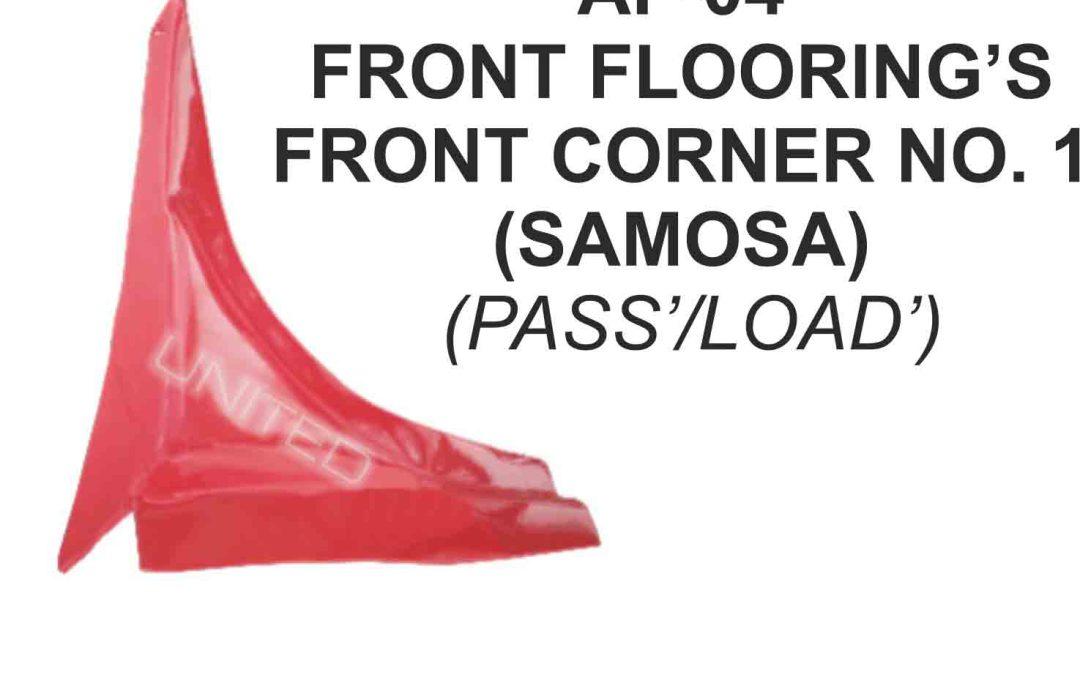 AF-04 Front Floorings Front Corner No 1 Samosa Pass Load