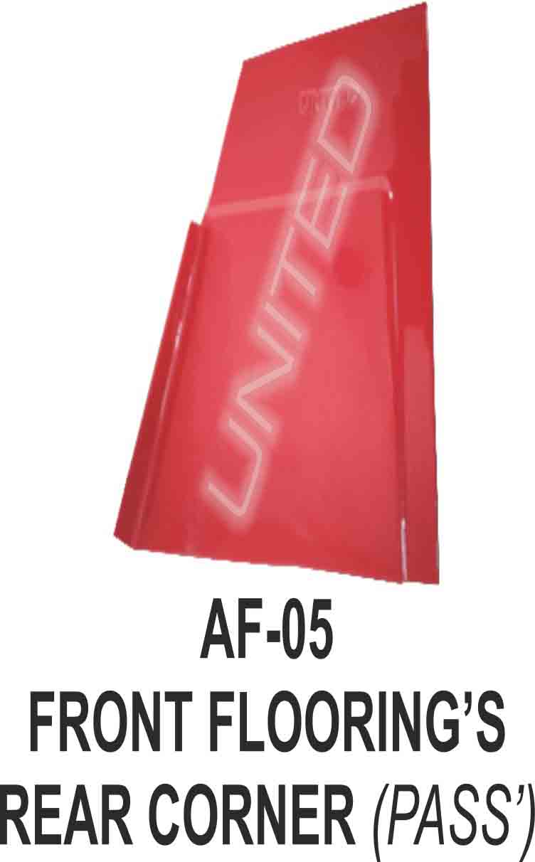 United Auto Industries offers quality products Af 05 Front Floorings Rear Corner Pass for Mahindra Alfa