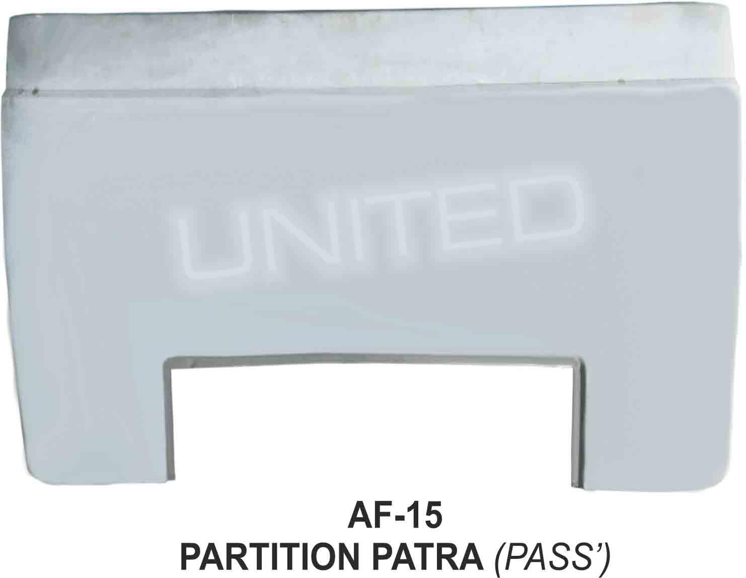 United Auto Industries offers quality products Af 15 Partition Patra Pass for Mahindra Alfa