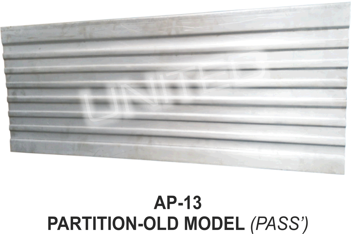 United Auto Industries offers quality products Ap 13 Partition Old Model Pass for Piaggio Ape