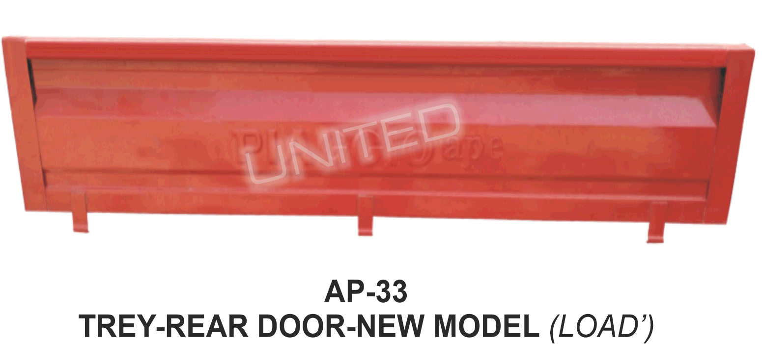 United Auto Industries offers quality products Ap 33 Trey Rear Door New Model Load for Piaggio Ape