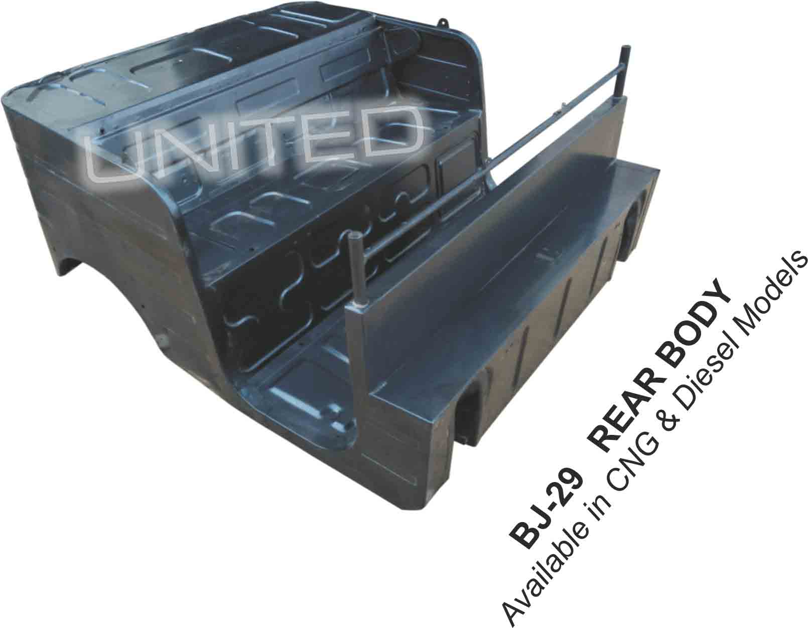 United Auto Industries offers quality products Bj 29 Rear Body for Bajaj 3 Wheelers