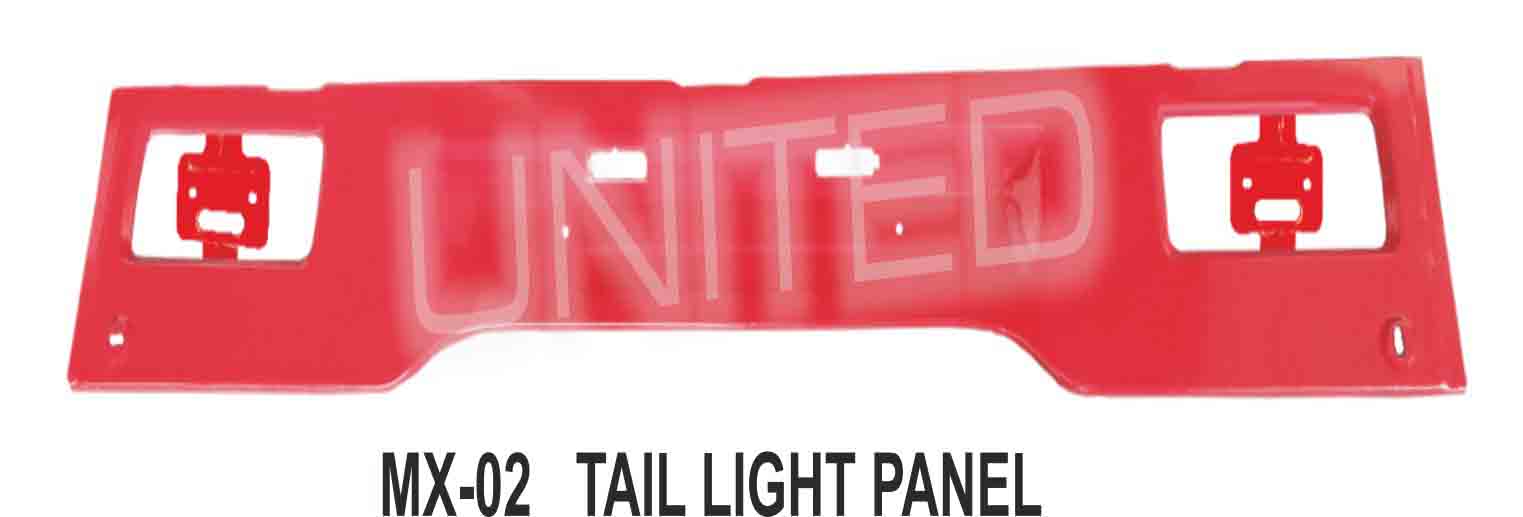 United Auto Industries offers quality products Mx 02 Tail Light Panel for Mahindra-Maxximo/Supro