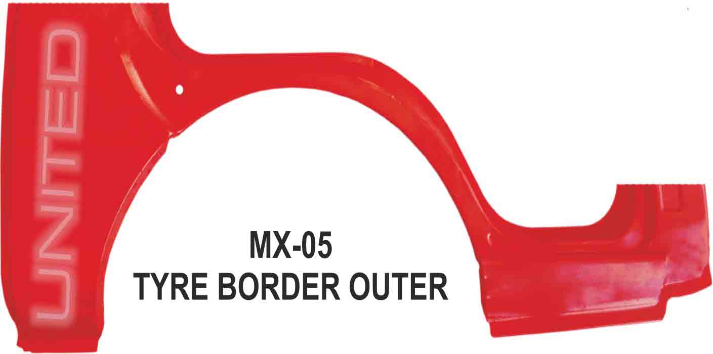 United Auto Industries offers quality products Mx 05 Tyre Border Outer for Mahindra-Maxximo/Supro