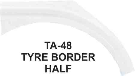 United Auto Industries offers quality products Ta 48 Tyre Border Half for Tata Ace