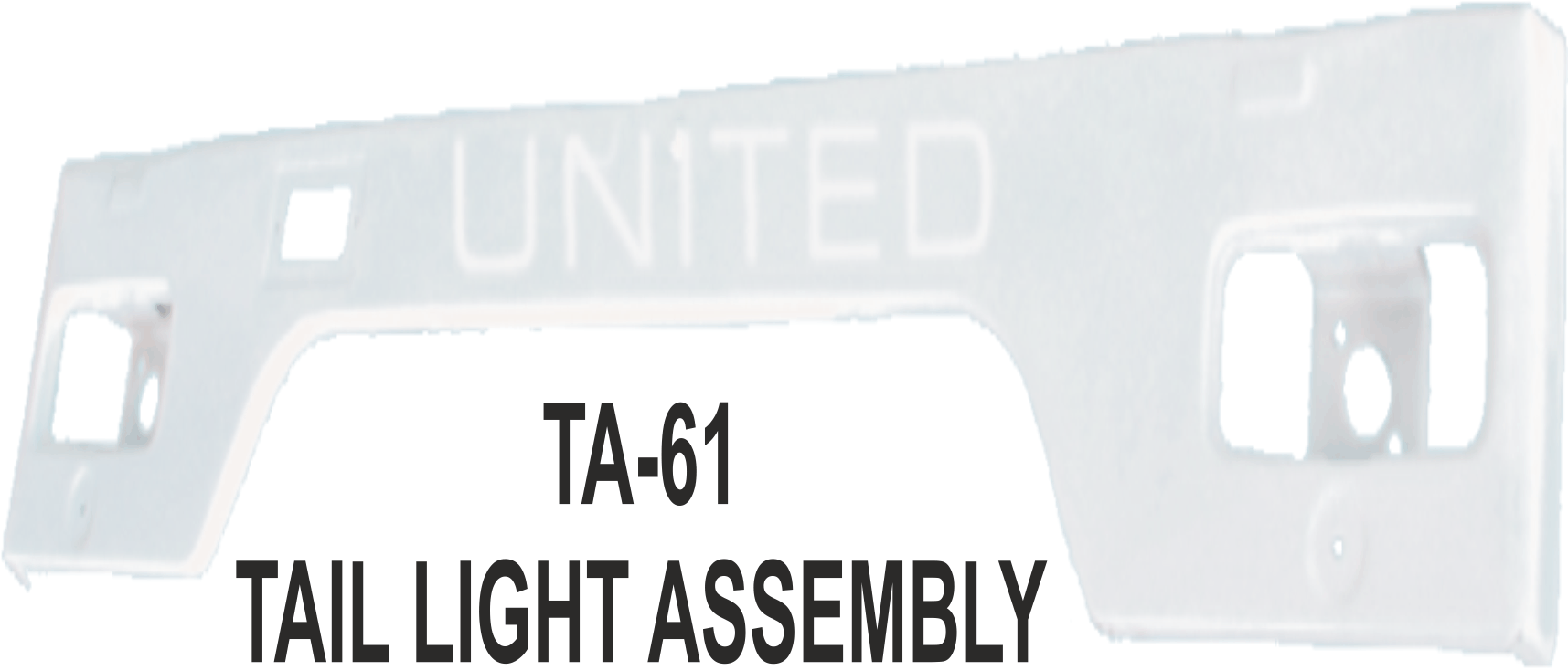 United Auto Industries offers quality products Ta 61 Tail Light Assembly for Tata Ace